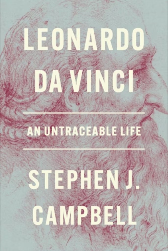 Book cover of Leonardo Da Vinci: Untraceable Life by Stephen J Campbell